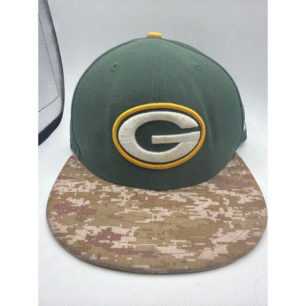 Green Bay Packers New Era 5950 Salute to Service Hat size 7 Hat
